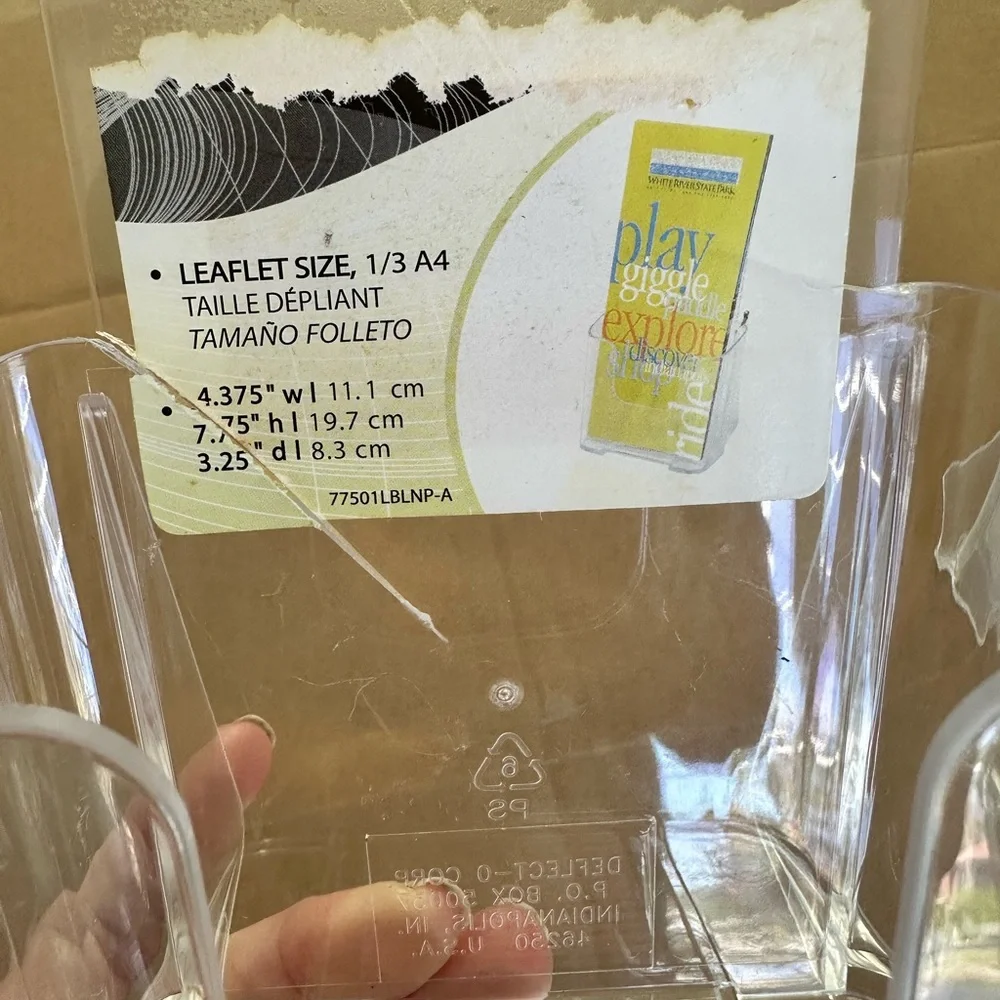Transparent Document Holder
